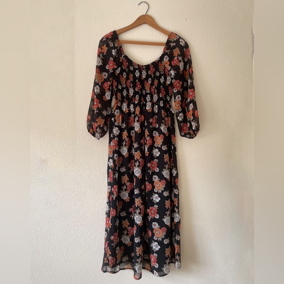 Floral Midi Dress - Picture 2 of 7